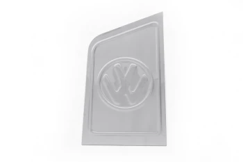 Накладка на люк бензобака с лого VW (Carmos, нерж)