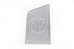 Накладка на люк бензобака с лого VW (Carmos, нерж)