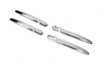 Накладки на ручки (4 шт., нерж) Без чіпа, Carmos - Турецька сталь