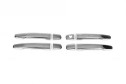 Накладки на ручки (4 шт, нерж) Carmos - Турецкая сталь
