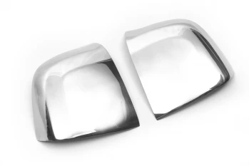 Накладки на зеркала (2 шт) Carmos - Турецкая сталь