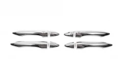 Накладки на ручки (4 шт, нерж) С чипом, Carmos - Турецкая сталь