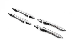 Накладки на ручки (4 шт, нерж) З чіпом, Carmos - Турецька сталь
