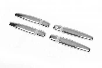 Накладки на ручки (2 шт, нерж.) Carmos - Турецкая сталь 