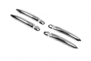 Накладки на ручки (4 шт., нерж.) 1 чип, Carmos - Турецкая сталь