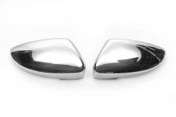 Накладки на дзеркала (2 шт., нерж) Carmos - Турецька сталь