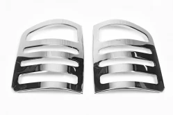 Накладки на ліхтарі задні (2 шт, нерж) 2 двері, OmsaLine - Італійська нержавіюча сталь