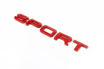 Надпись Sport (красная)