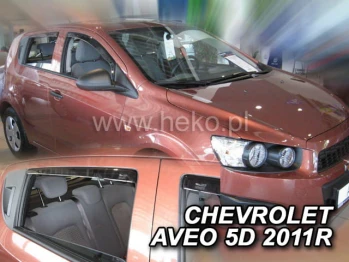 Д/в Chevrolet Aveo 2011 -> 5D (вставні, кт - 4шт) (Heko)