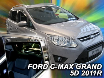 Д/в Ford Grand C-Max 2010 -> 5D (вставні, кт - 4шт) (Heko)