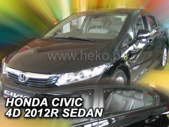 Д/в Honda Civic 2012 -> 4D (вставні, кт - 4шт) Sedan (Heko)
