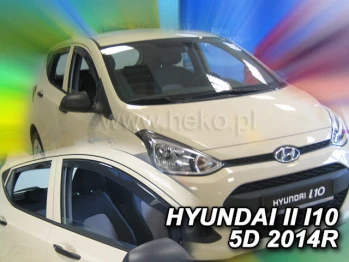 Д/в Hyundai i10 2014 -> 5D (вставні, кт - 4шт) (Heko)