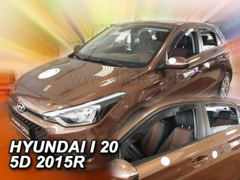 Д/в Hyundai i20 2014 -> 5D (вставні, кт - 4шт) (Heko)
