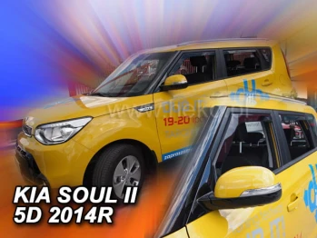 Д/в Kia Soul 2014-> 5D (вставні, кт - 4шт) (Heko)
