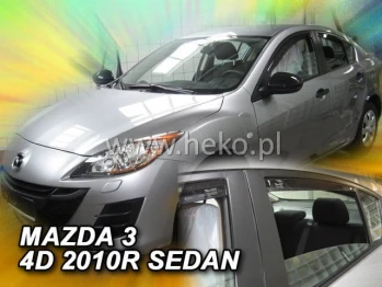 Д/в Mazda 3 (II) 2009 -> 4D (вставні, кт - 4шт) Sedan (Heko)