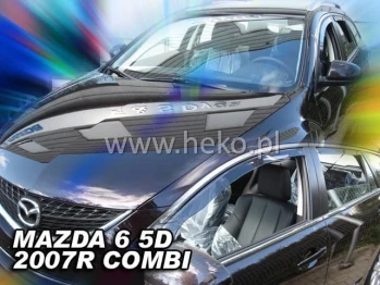 Д/в Mazda 6 2007 -2013 5D (вставні, кт - 4шт) Combi (Heko)