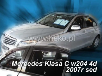 Д/в Mercedes C-class W-204 2007+ 4D (вставні, 4шт) Sedan (Heko)