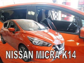 Д/в Nissan Micra (K14) 2017 -> 5D (вставні, кт - 4шт) (Heko)