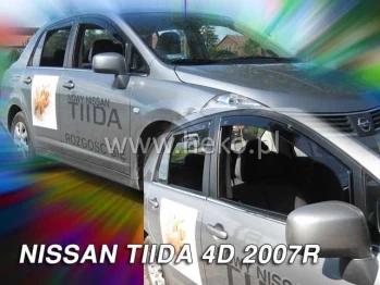 Д/в Nissan Tiida 2006 -2011 4D (вставні, кт - 4шт) Sedan (Heko)
