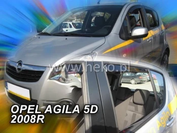 Д/в Opel Agila B 2008 -> 4D (вставні, кт - 4шт) (Heko)