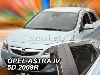 Д/в Opel Astra J 2009 -> 5D (вставні, кт - 4шт) (Heko)