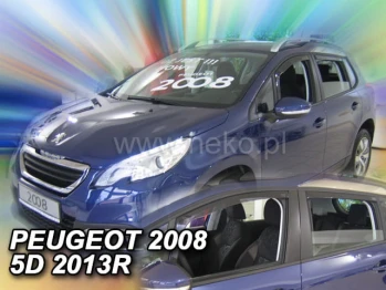 Д/в Peugeot 2008 2013-> 5D (вставні, кт - 4шт) (Heko)