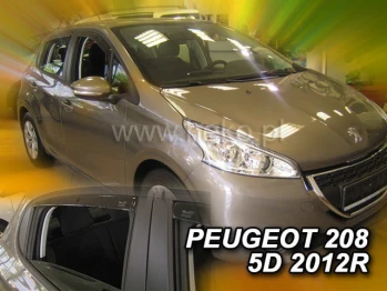 Д/в Peugeot 208 2012-> 5D (вставні, кт - 4шт) (Heko)
