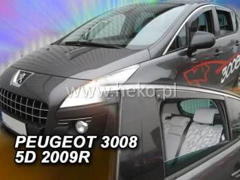 Д/в Peugeot 3008 2009-> 5D (вставні, кт - 4шт) (Heko)