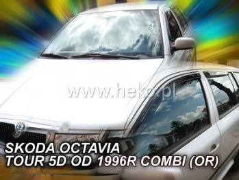 Д/в Skoda Octavia A-4 1996-2005 4D (клеющ-ся, кт - 4шт) Combi (Heko)