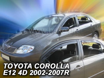 Д/в Toyota Corolla 2001-2007 4D (вставні, кт - 4шт) Sedan (Heko)