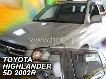 Д/в Toyota Highlander 2001-2007 4D (вставні, кт - 4шт) (Heko)