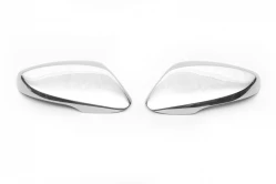 Накладки на дзеркала з вирізом під поворот (2 шт, нерж) OmsaLine - Італійська нержавіюча сталь