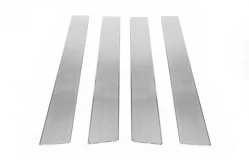 Хром дверних стійок (4 шт, нерж) OmsaLine - Італійська нержавіюча сталь