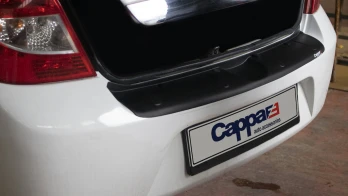 Накладка на задний бампер EuroCap (ABS)