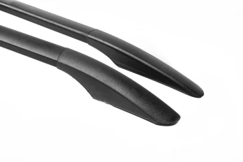Рейлінги турецький дизайн (Чорні, 2 шт) Пластикові ніжки