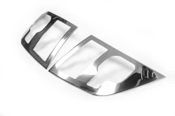Накладки на фари (2 шт, нерж) OmsaLine - Італійська нержавіюча сталь