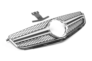 Передняя решетка AMG Silver (для C63) 2012-2015