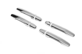 Накладки на ручки (4 шт, нерж) Carmos - турецкая сталь