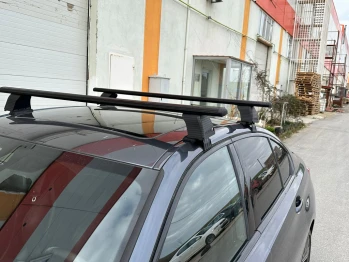  Автобагажник для гладкой крыши Erkul V4 (хром, пара)