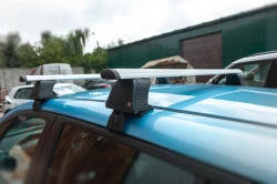 Автобагажник для гладкого даху (хром, пара)