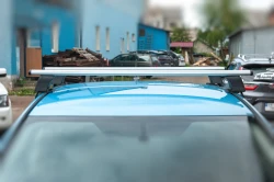 Автобагажник для гладкого даху (хром, пара)
