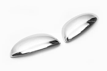 Накладки на зеркала, 2010-2014 Хром (2 шт, нерж.) Carmos - Турецкая сталь