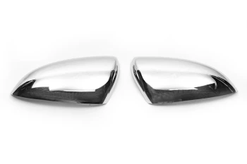 Накладки на дзеркала (2 шт, нерж) OmsaLine - італійська нержавіюча сталь