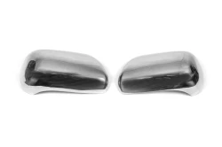 Накладки на дзеркала (2 шт., нерж) Carmos - Турецька сталь