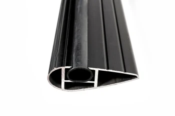 Поперечный багажник (2 шт, алюминий) Черный цвет