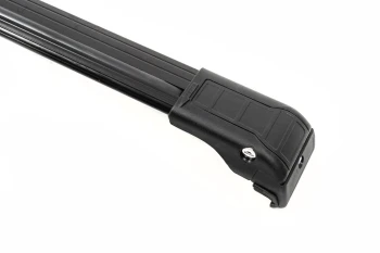 Поперечний багажник на інтегровані рейлінги (з ключем) Чорні