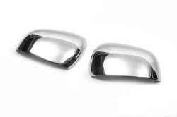 Накладки на дзеркала 2013↗ (2 шт) OmsaLine - Італійська нержавіюча сталь