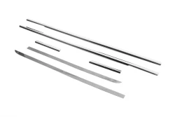 Окантовка стекол нижняя (нерж) Передние и задние, Carmos - Турецкая сталь
