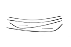 Верхня окантовка скла (Sedan, 6 шт, нерж) OmsaLine - Італійська нержавіюча сталь