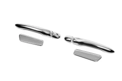 Накладки на дверні ручки HB (4шт, нерж) OmsaLine - Італійська нержавіюча сталь
